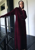 Hoody Abaya Burgundy