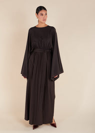 Miniature Rose Pleated Kaftan