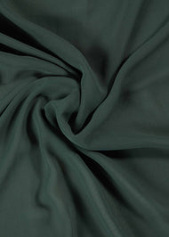 Green Smoke Crepe Hijab
