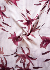 Light Nerine Blooms Print Hijab - Final Sale