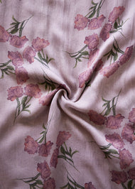 Pink Paeonia Print Hijab