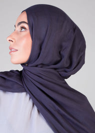 Premium Navy Modal Hijab