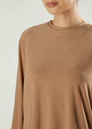 Second Skin Top Wheat