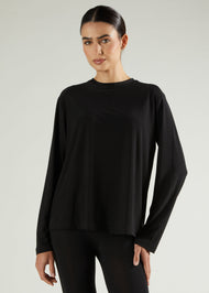 Second Skin Top Ebony