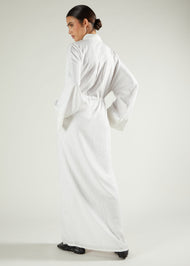 Drawcord Abaya White