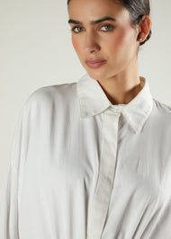 Drawcord Abaya White