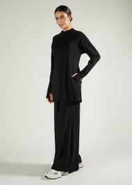 Active Co-Ord Set Black