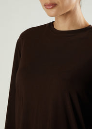 Second Skin Top Chocolate