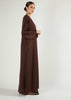 Side Button Maxi Gloss Brown