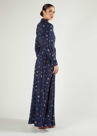 Navy Floral Maxi