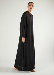 Denim Stitch Maxi Dress