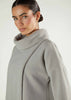 Winter Wrap Abaya Grey