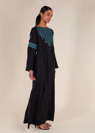 Blue Heriz Abaya