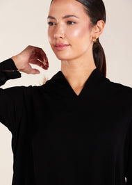 Collared V Neck Abaya - Final Sale