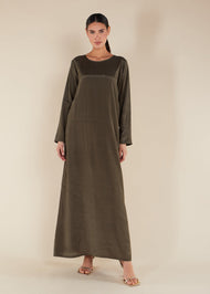 Raw Henna Slip Dress - Final Sale