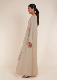 Cotton Wrap Abaya