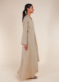 Cotton Wrap Abaya