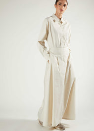 Cropped Cotton Top Cream