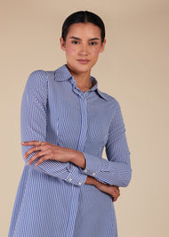 Sailor Blue Shirted Maxi