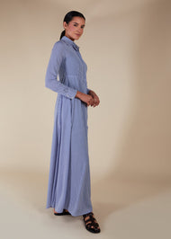 Sailor Blue Shirted Maxi