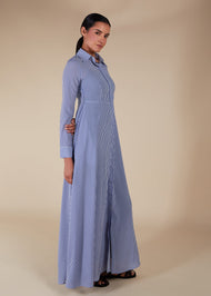 Sailor Blue Shirted Maxi