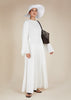 Fan Sleeve Maxi White