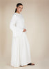 Fan Sleeve Maxi White