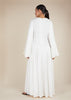 Fan Sleeve Maxi White