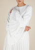 Fan Sleeve Maxi White