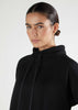 Funnel Neck Midi Black