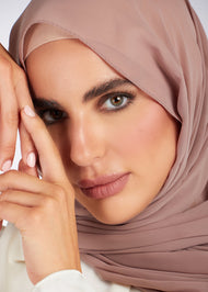 Cinder Rose Crepe Hijab