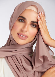 Cinder Rose Crepe Hijab