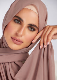 Cinder Rose Crepe Hijab