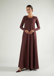 Mulberry Abaya Dark Chocolate