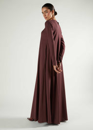 Mulberry Abaya Dark Chocolate