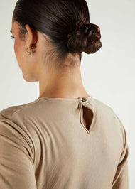 Mulberry Abaya Pewter