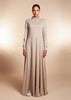 Seam Flared Abaya Cashmere - Final Sale