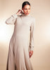 Seam Flared Abaya Cashmere - Final Sale