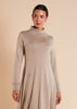 Seam Flared Abaya Cashmere - Final Sale