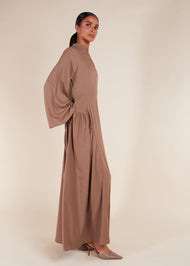 Side Pleat Maxi