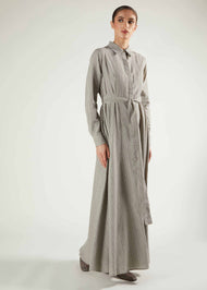 Soft Cotton Shirted Maxi