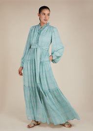 Softly Sage Floaty Maxi