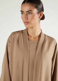 Twin Set Abaya Coffee
