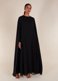 Black Caped Gown