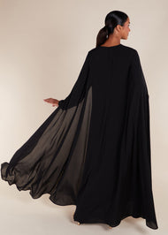 Black Caped Gown