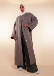 Modest Length Coat Grey - Final Sale