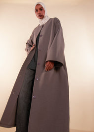 Modest Length Coat Grey - Final Sale
