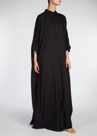 Shirted Kaftan Black