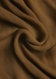 Mustard Chiffon Silk Hijab