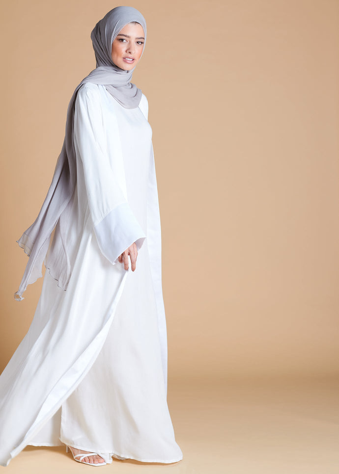Loose Fit Kimono White | Kimonos | Aab Modest Wear